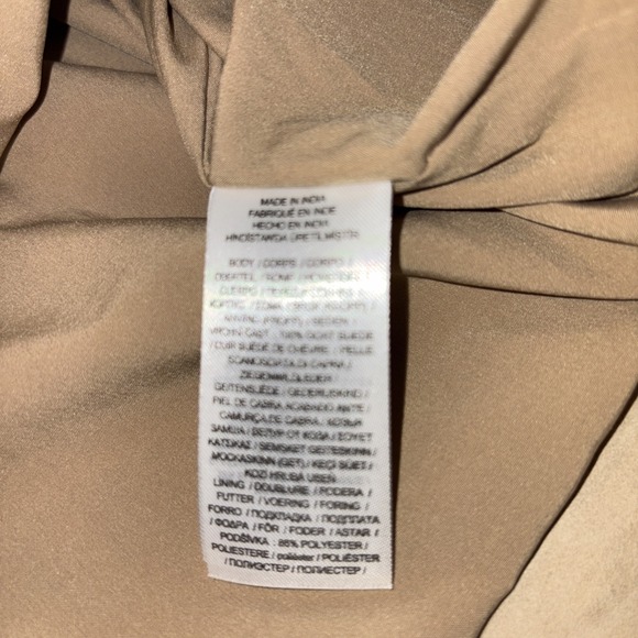 Lauren Ralph Lauren Suede Leather Fringe Western Jacket Camel Women's 18 - Picture 6 of 11